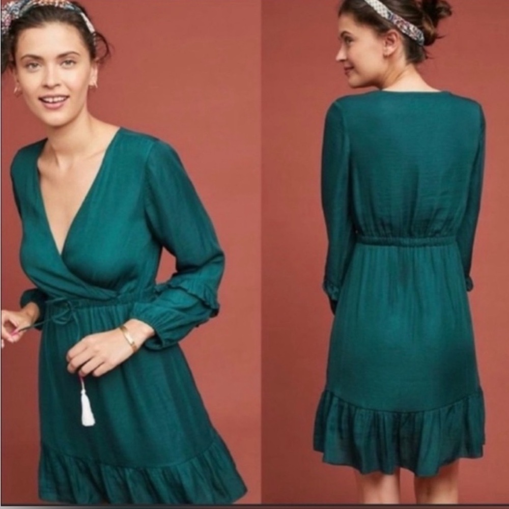 Anthropologie Dolan ruffle dress
